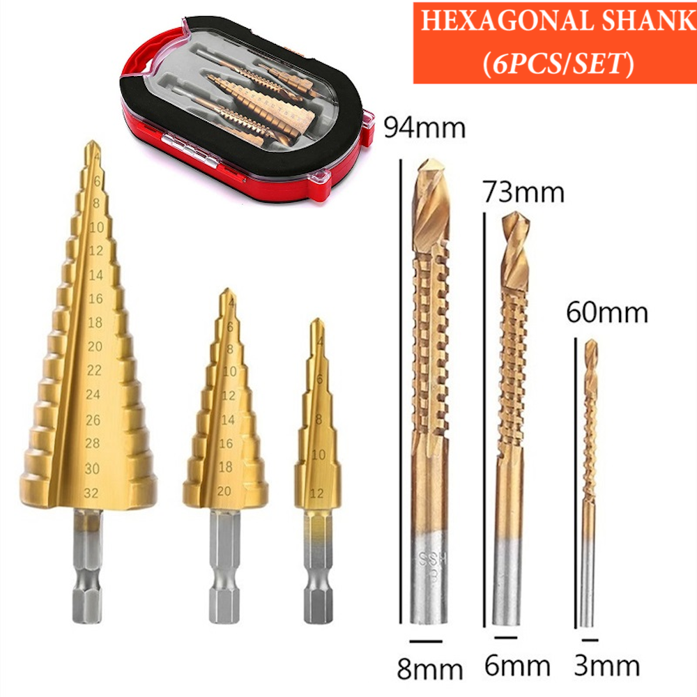 KareLite® Titanium Plating Drill Bit Set（6pcs）