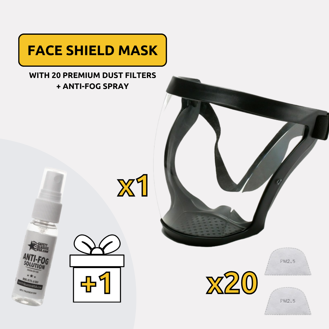 KareLite® Anti-Dust & Fog-Resistant Face Shield Mask