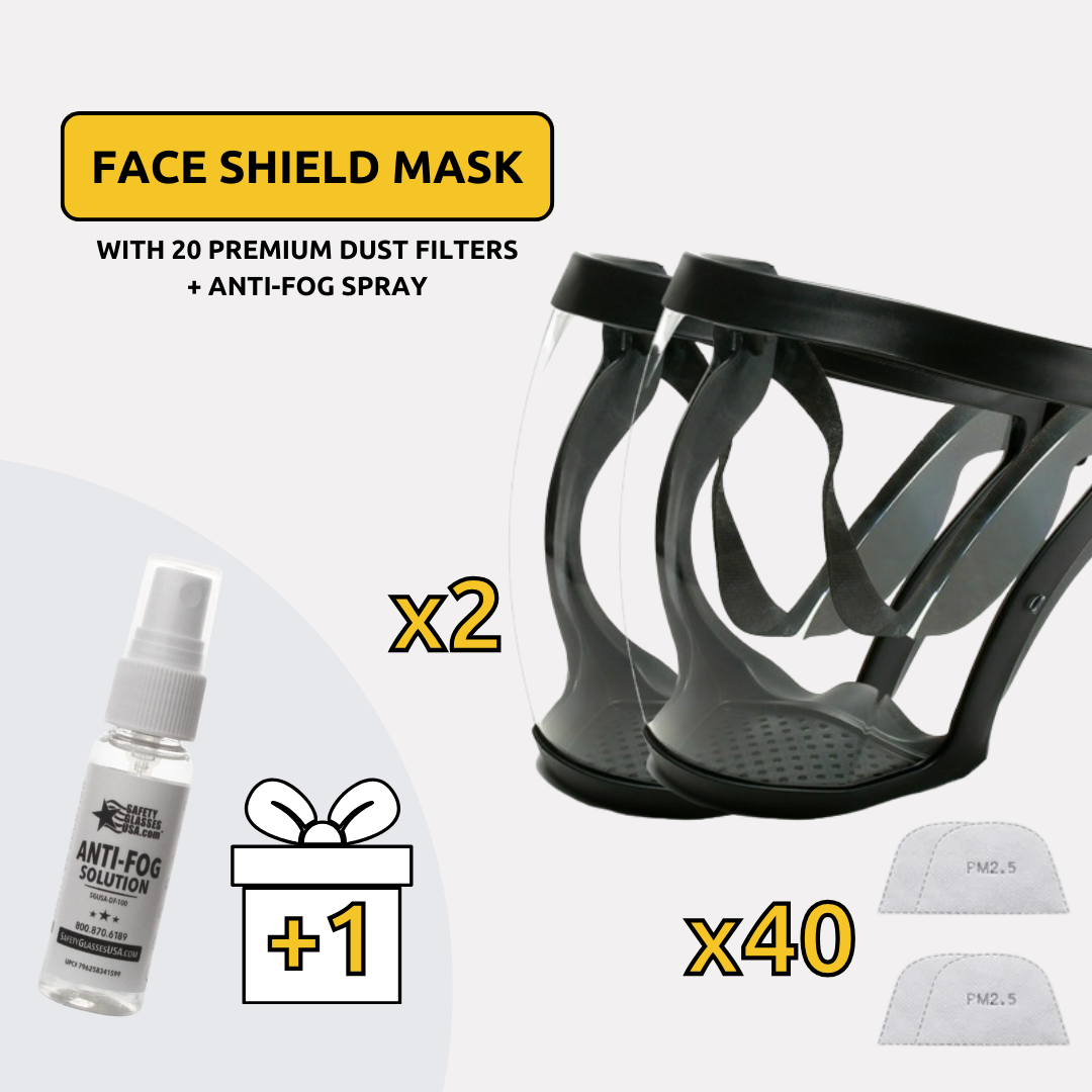 KareLite® Anti-Dust & Fog-Resistant Face Shield Mask