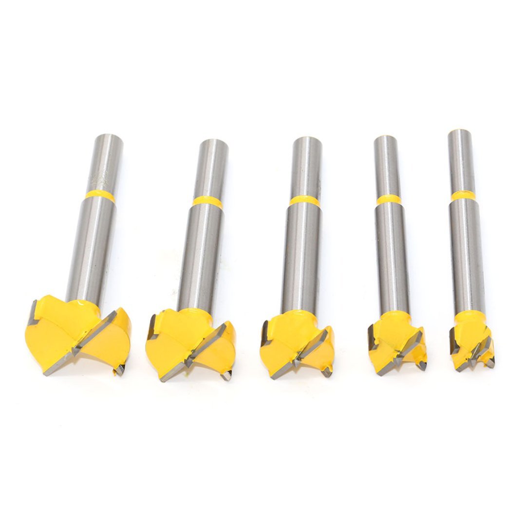 5 Piece Forstner Drill Bit Set