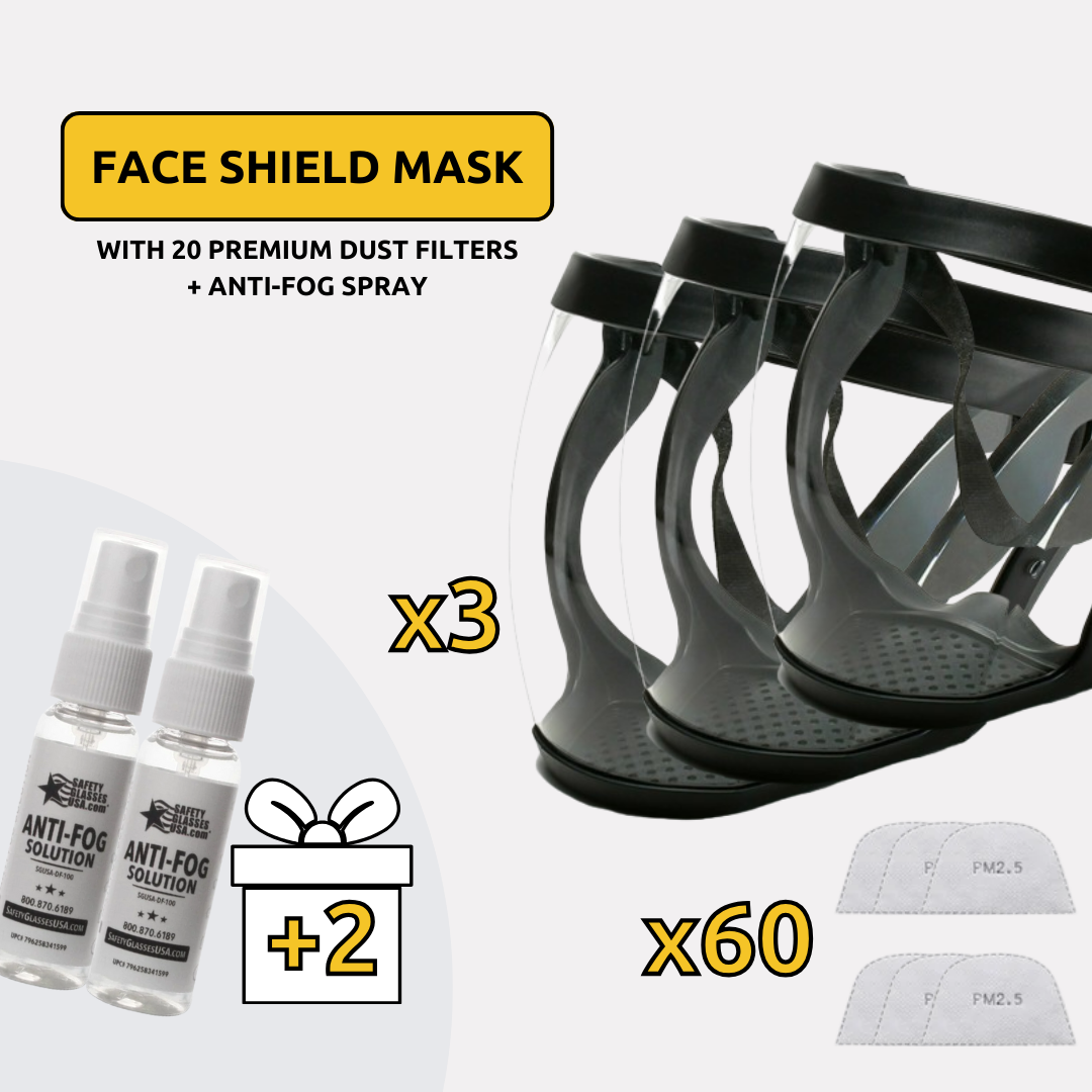 KareLite® Anti-Dust & Fog-Resistant Face Shield Mask