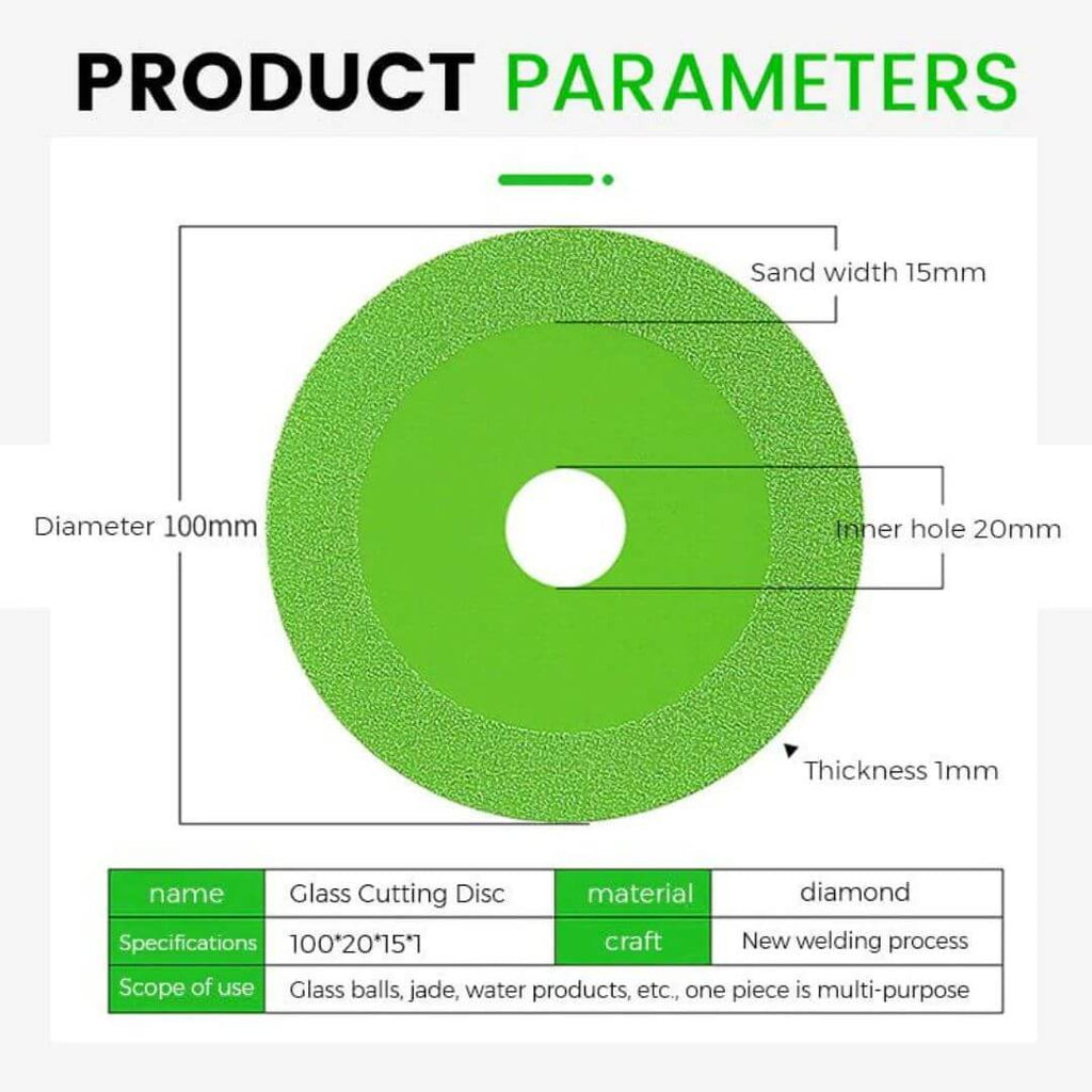 KareLite® Glass Cutting Diamond Disc