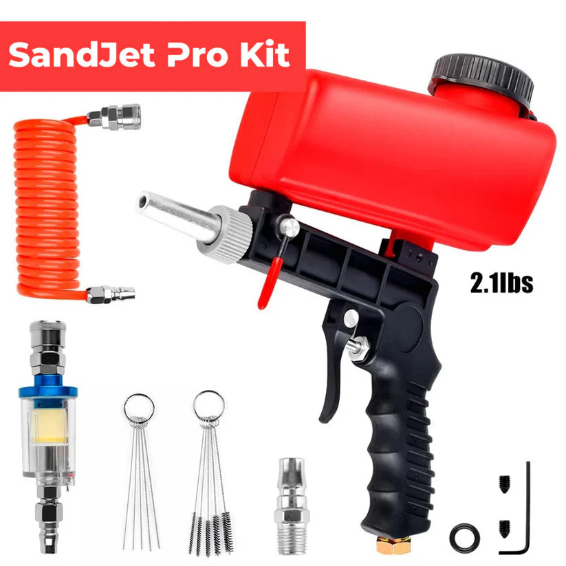 SandJet Blaster, SandBlasting, Sand Blasting, Sand Blaster, new surfaces, DIY, do it yourself