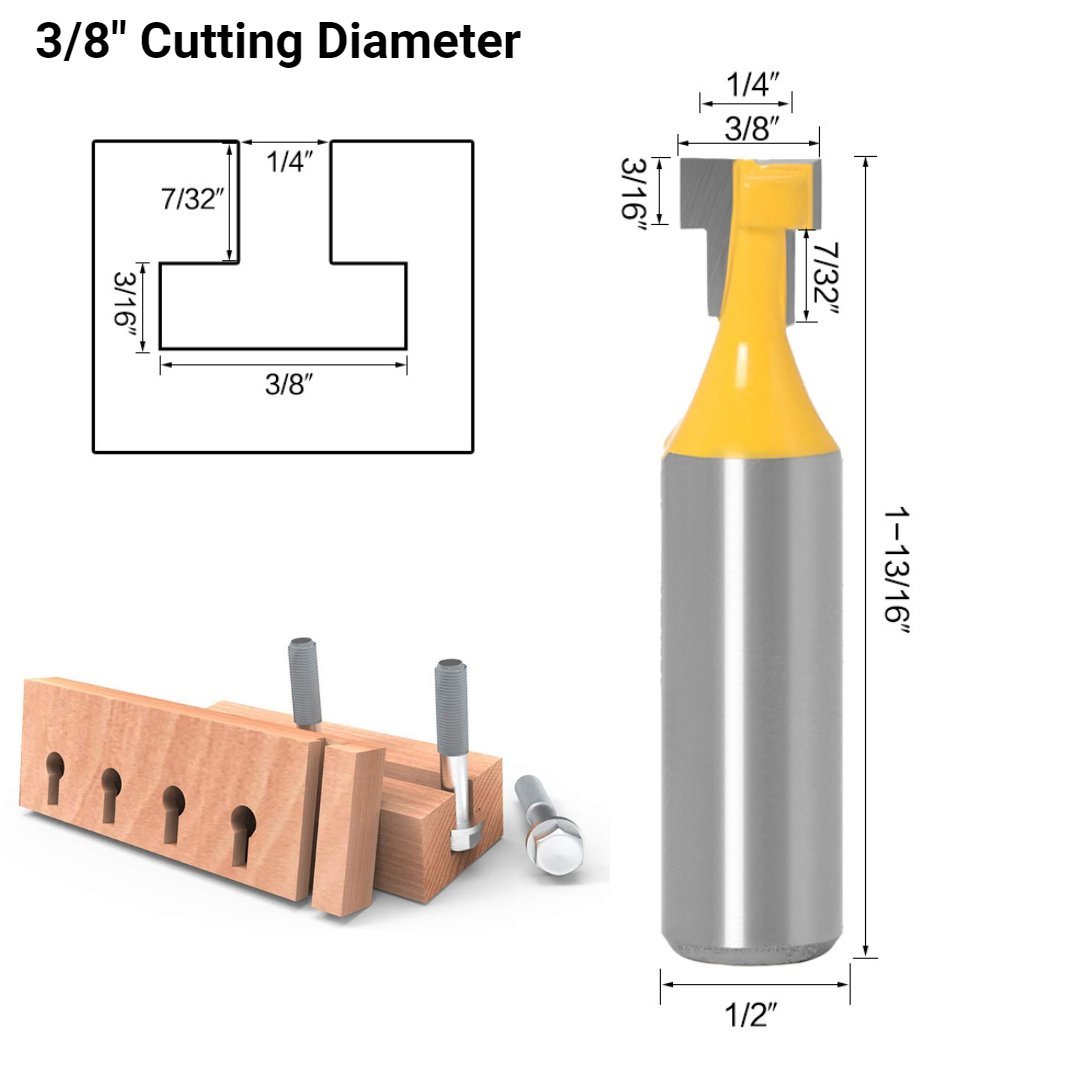 Keyhole Router Bits - 1/2" Shank